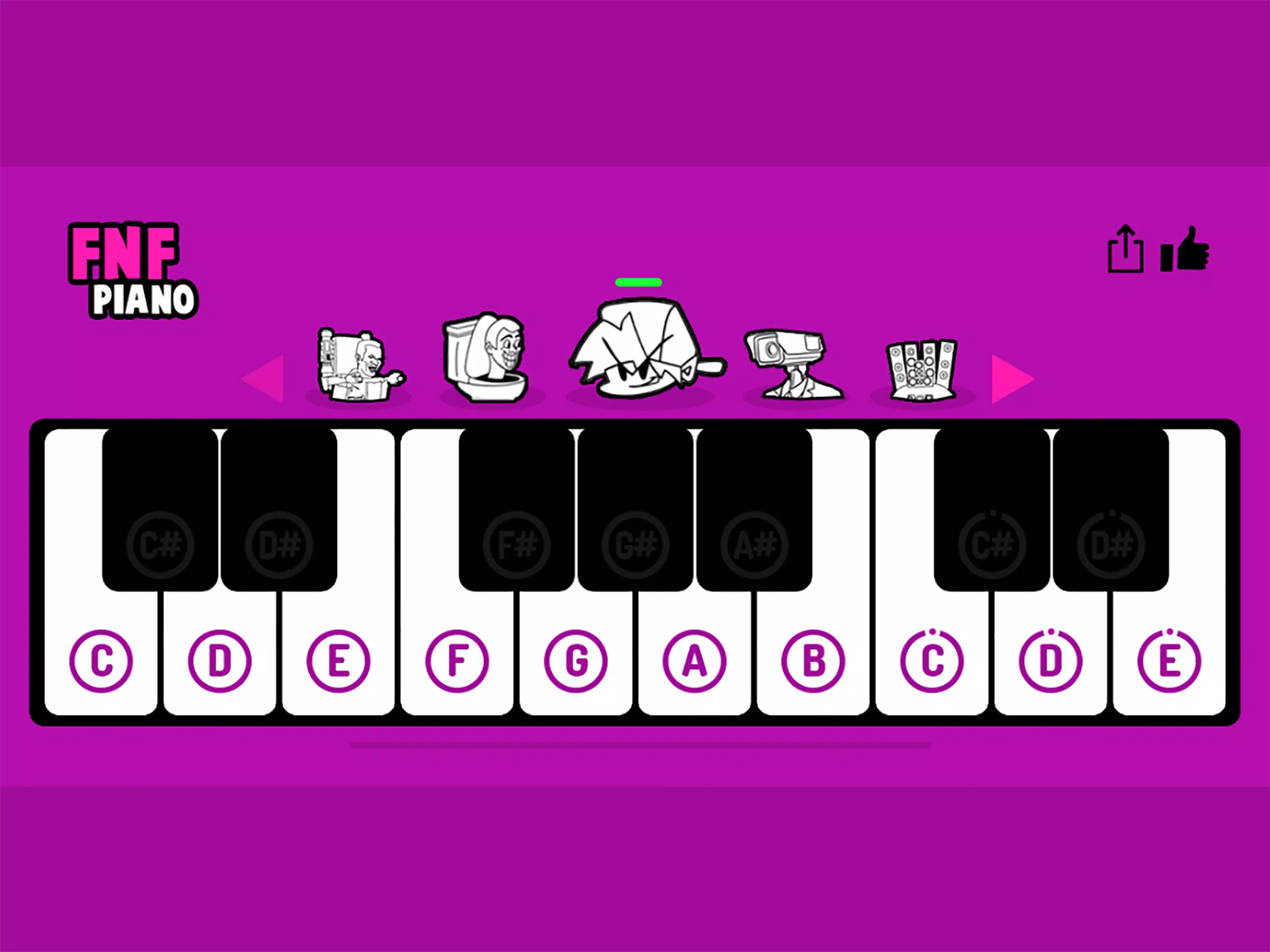 FNF Piano 螢幕截圖 2