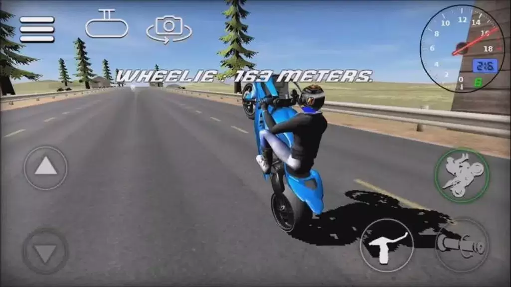 Wheelie Bike 3D game 스크린샷 0