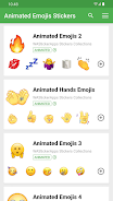 Animated Emojis WAStickerApps Screenshot 1