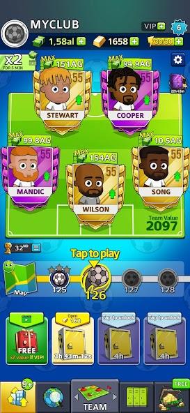 Idle Soccer Story - Tycoon RPG Mod স্ক্রিনশট 1