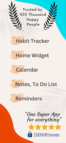 Habit Tracker Planner HabitYou 螢幕截圖 0