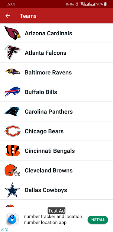 2024 NFL Schedule Scores Zrzut ekranu 3