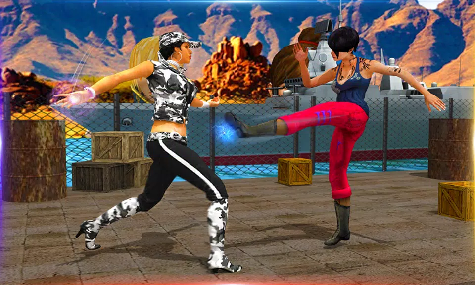 Women Kung Fu Fighting Captura de pantalla 3