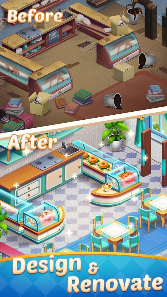 Merge Town - Decor Mansion Mod 螢幕截圖 1