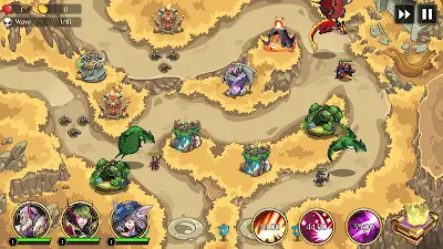 Kingdom War: Tower Defense TD Ảnh chụp màn hình 3