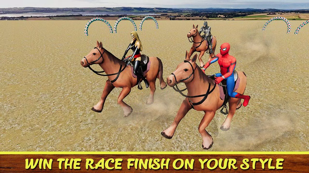 Diligent SuperHeroes Horse Riding 3d应用截图第3张