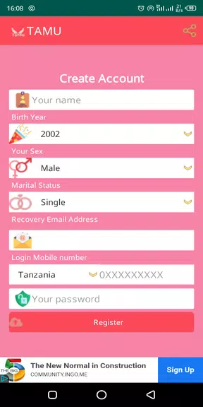 TAMU: Dating & Flirts スクリーンショット 1