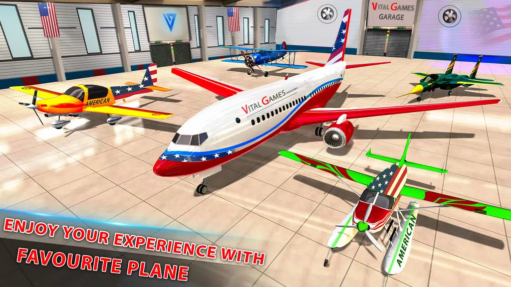 US Pilot Flight: Plane Games ภาพหน้าจอ 2