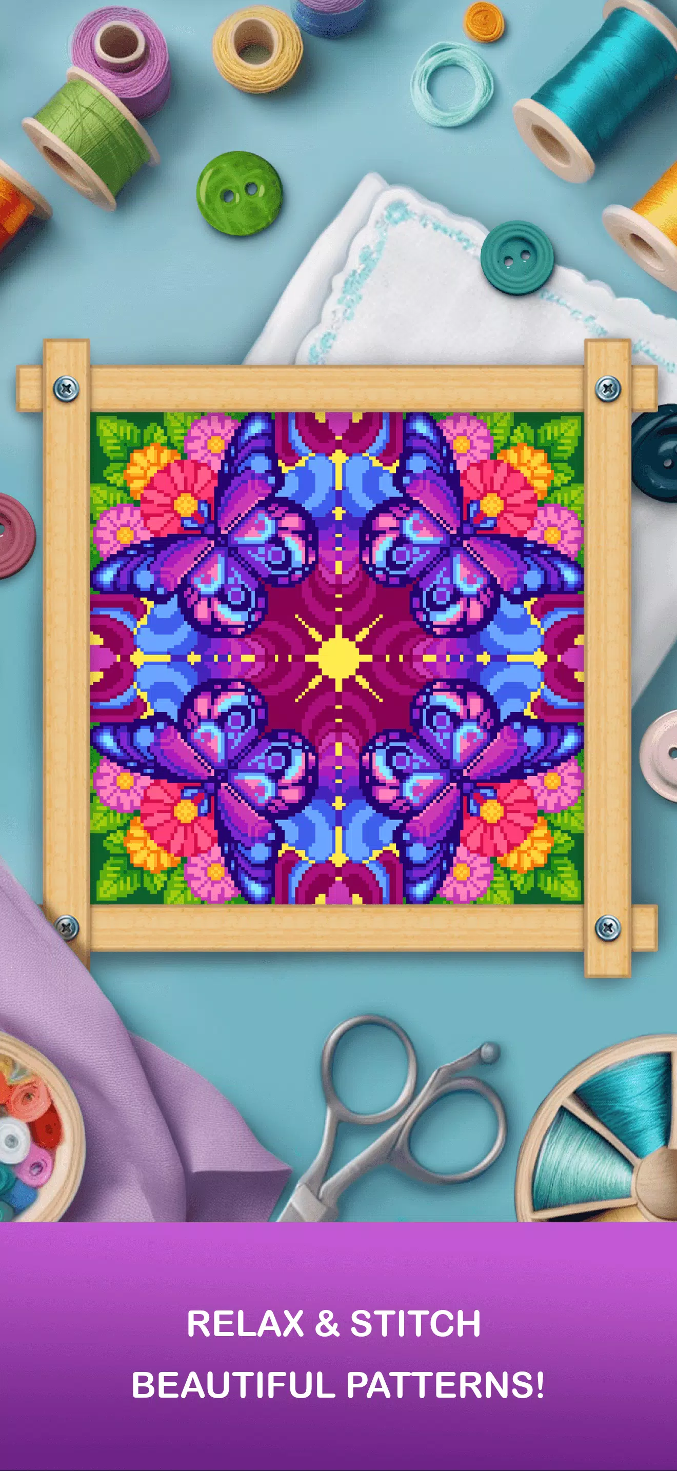 Cross Stitch: Relax & Color Screenshot 3