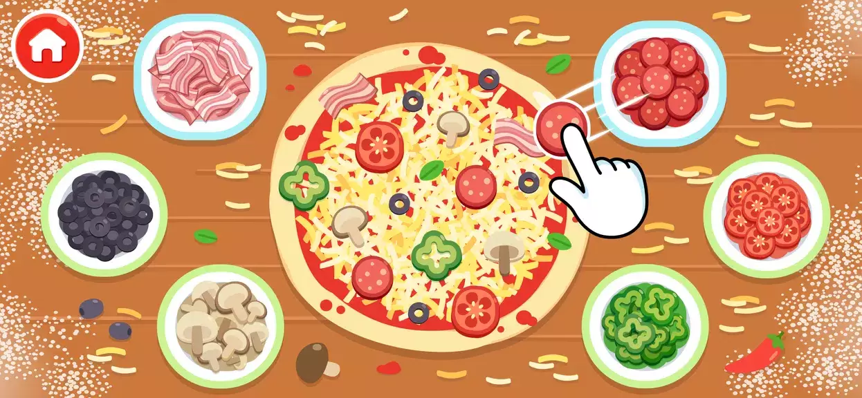 Pizza Cooking Games for Kids Ekran Görüntüsü 0