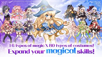 Magical Girl: Idle Pixel Hero Скриншот 1