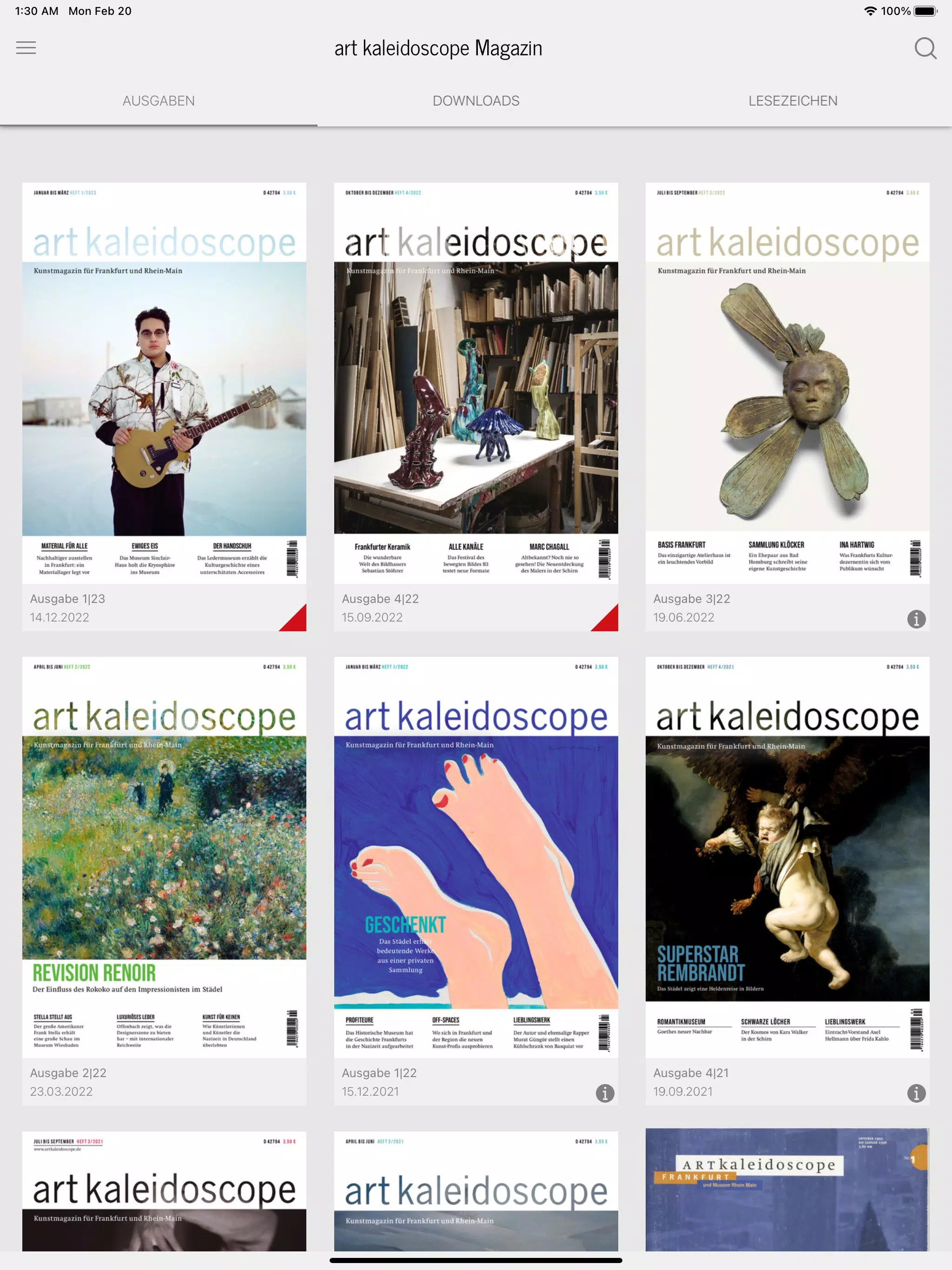 art kaleidoscope Magazin 螢幕截圖 0