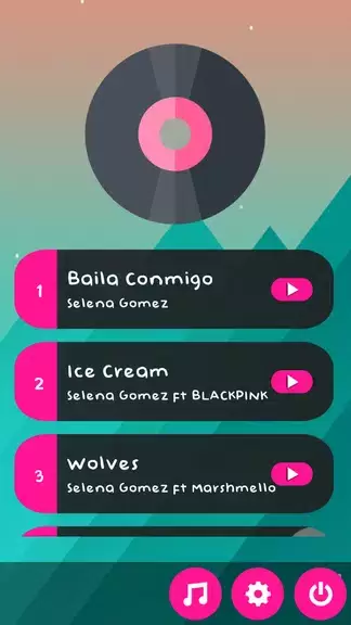 Selena Gomez Piano Tiles Game 螢幕截圖 0