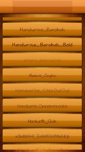 Handwrite Font Style Free 螢幕截圖 1