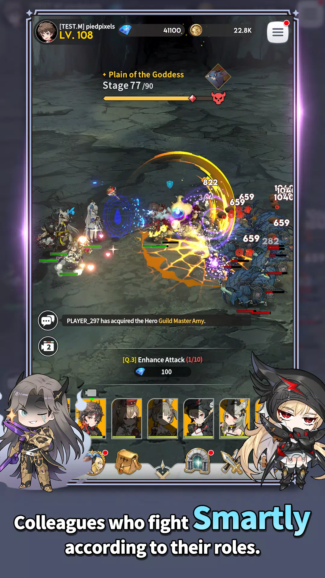 GranSagaIdle: KNIGHTSxKNIGHTS Zrzut ekranu 2