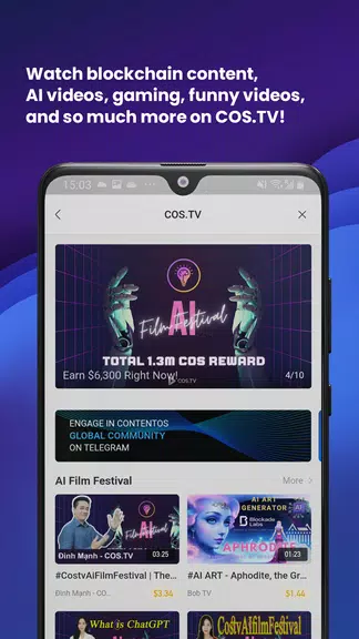 COS.TV - Web3 Content Platform スクリーンショット 0