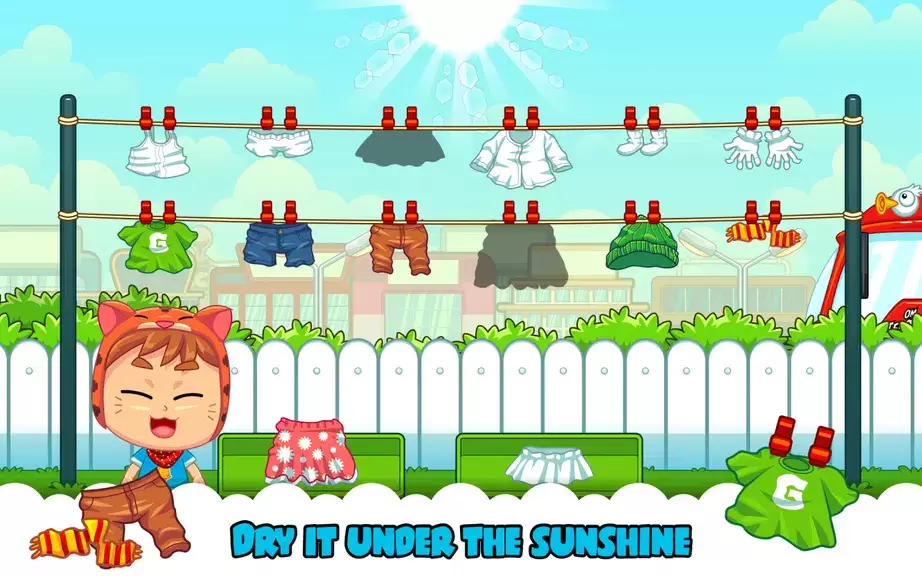 Marbel Laundry - Kids Game Captura de tela 3