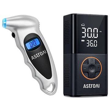 AstroAI L7 Tire Inflator and Pressure Gauge Bundle