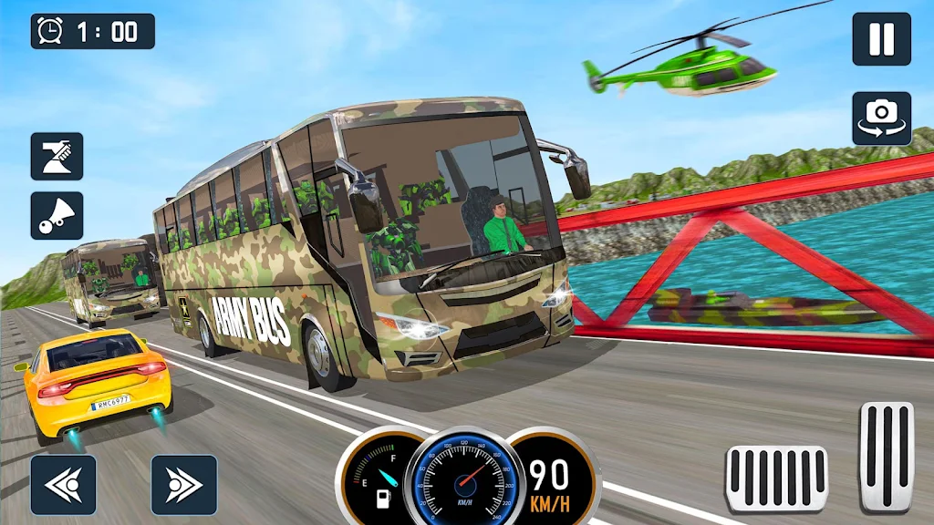 Schermata Army Bus Game Army Driving 3