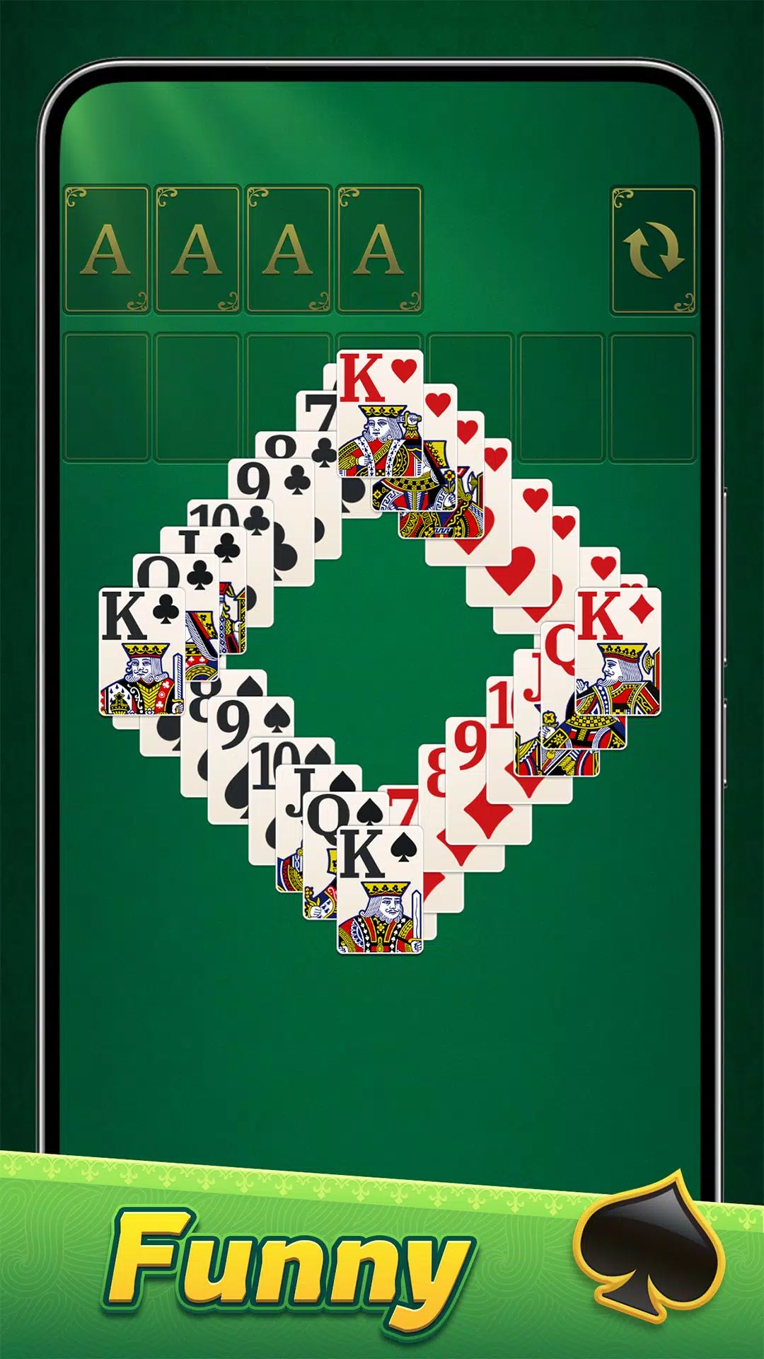 Classic Solitaire: Regal Card Schermafbeelding 2