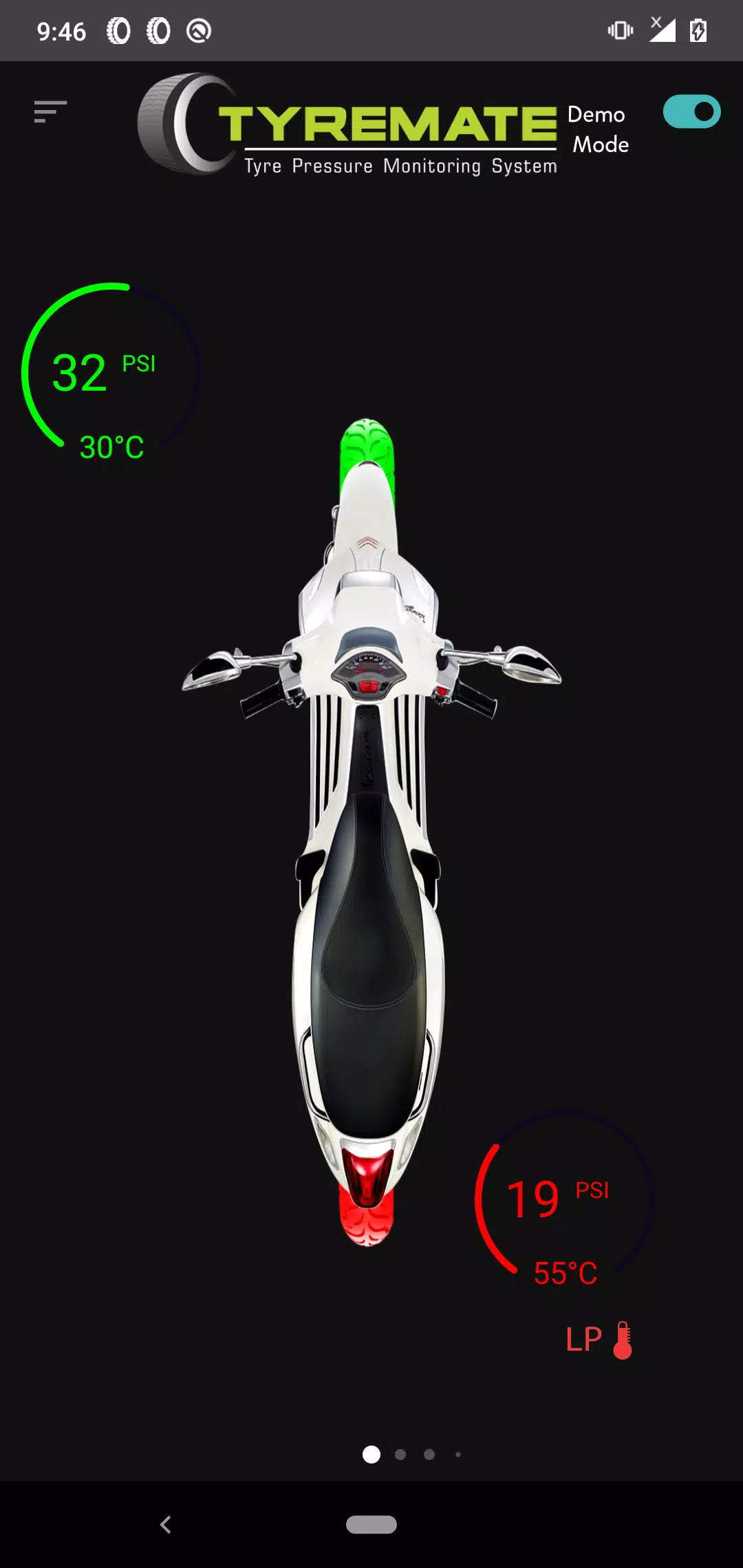 Tyremate TPMS for 2 wheelers 螢幕截圖 2