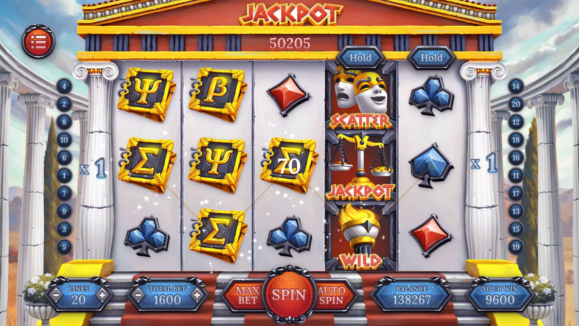 Gold Voyage Slots casino games Screenshot 1