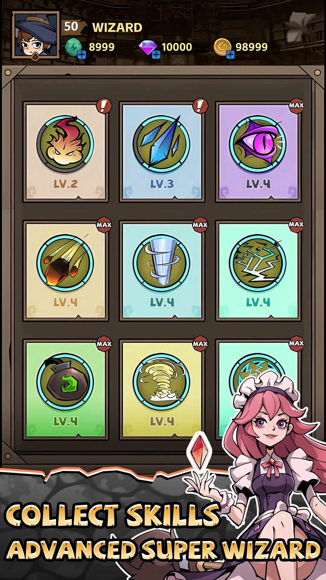 Schermata Wizard’s Survival 3