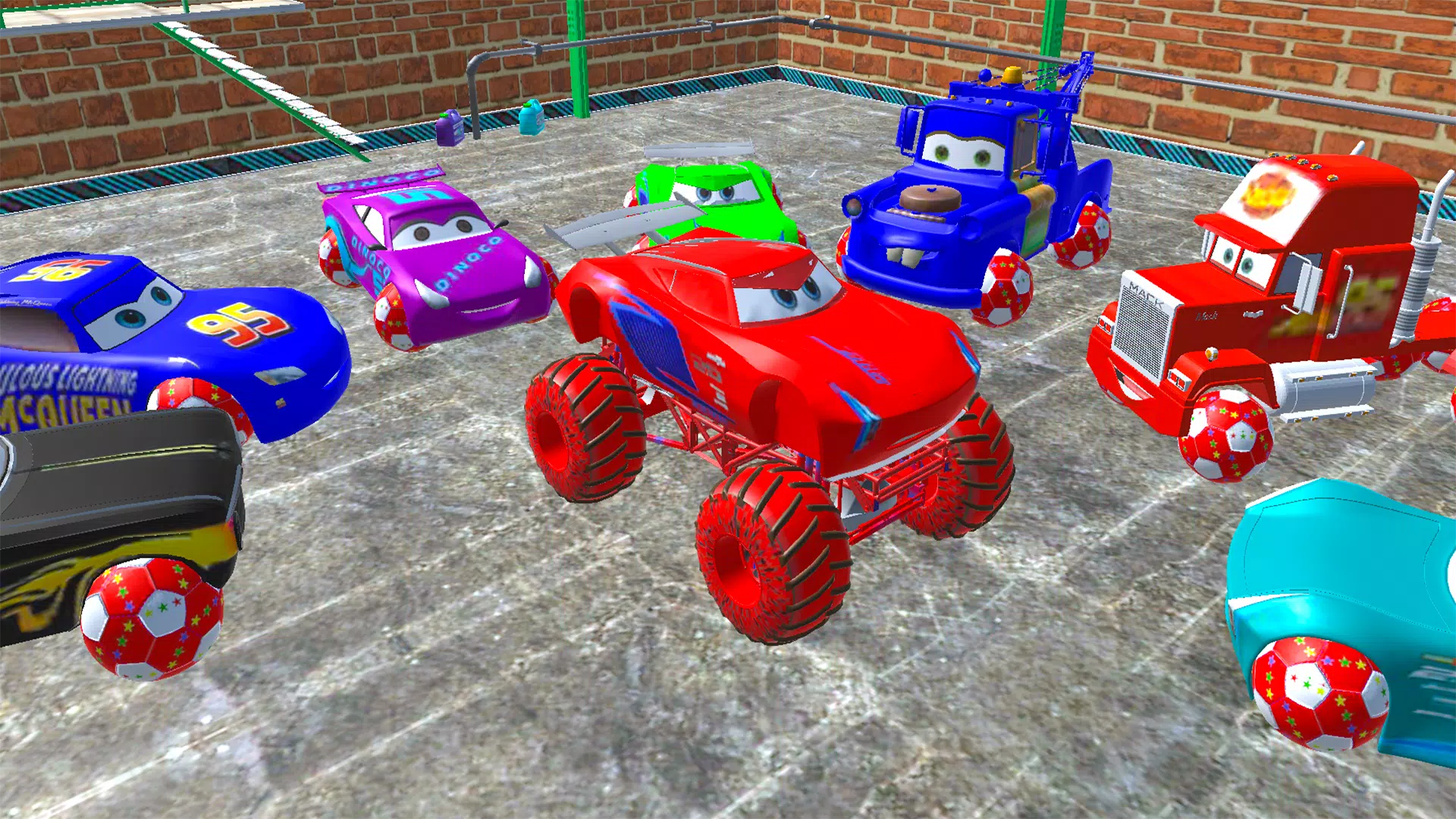 McQueen and Crazy Racing Cars Screenshot 0