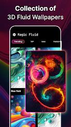 Magic Fluid: Live Wallpaper 3D Скриншот 2