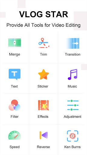 Vlog Star - editor de video Captura de pantalla 1