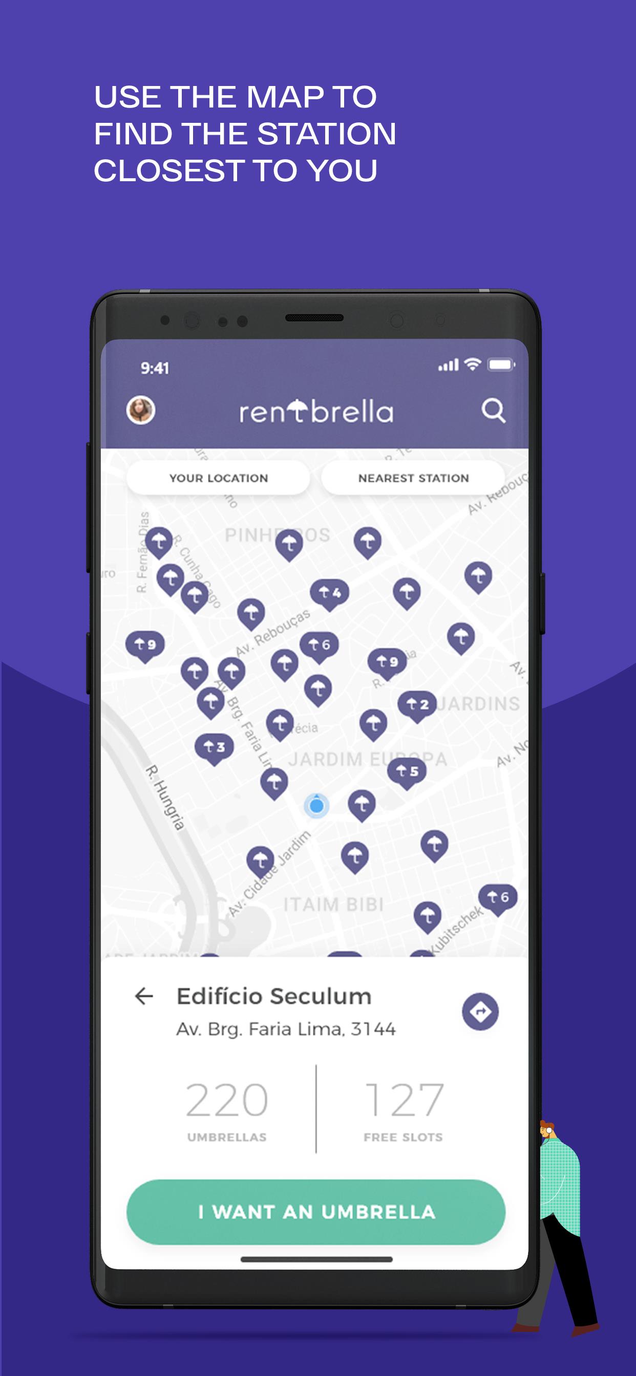 Rentbrella 螢幕截圖 2