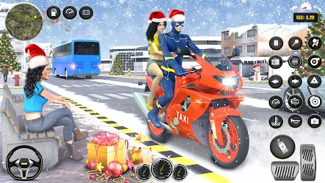 Superhero Bike Taxi: Bike Game 螢幕截圖 3