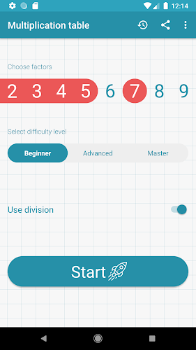 Multiplication tables Captura de tela 1