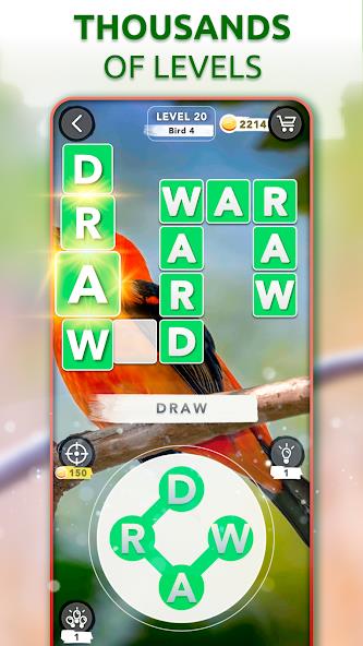 Word Connect - Words of Nature Mod Screenshot 0