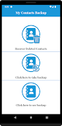Contacts Backup And Restore 螢幕截圖 0