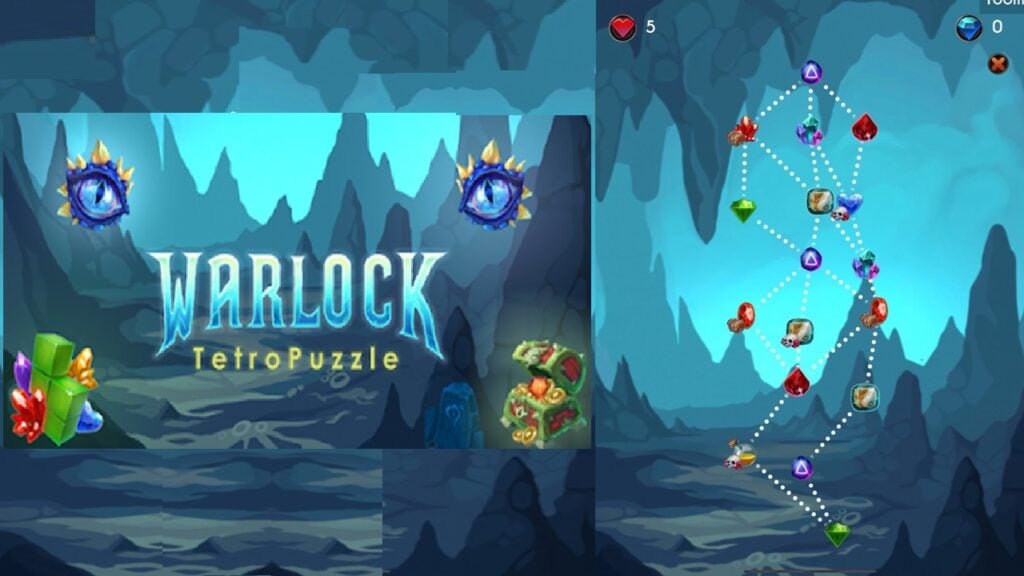 Gabungan Memikat: Warlock TetroPuzzle Menggabungkan Gula-gula, Tetris dan Sihir