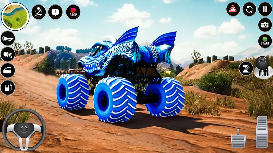 Extreme Monster Truck Game 3D 螢幕截圖 1