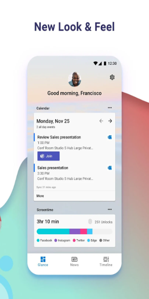 Microsoft Launcher Screenshot 1