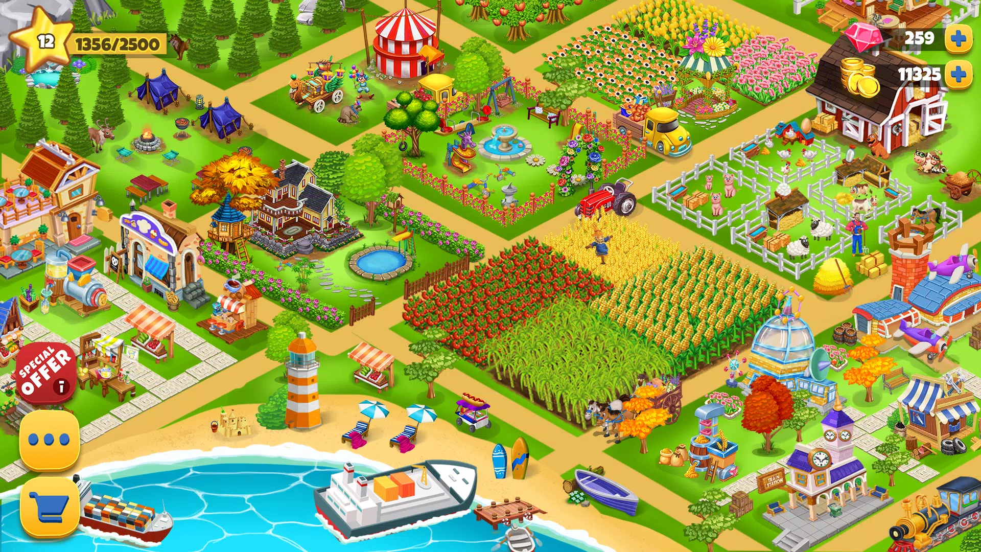 Farm Day Farming Offline Games Screenshot 0