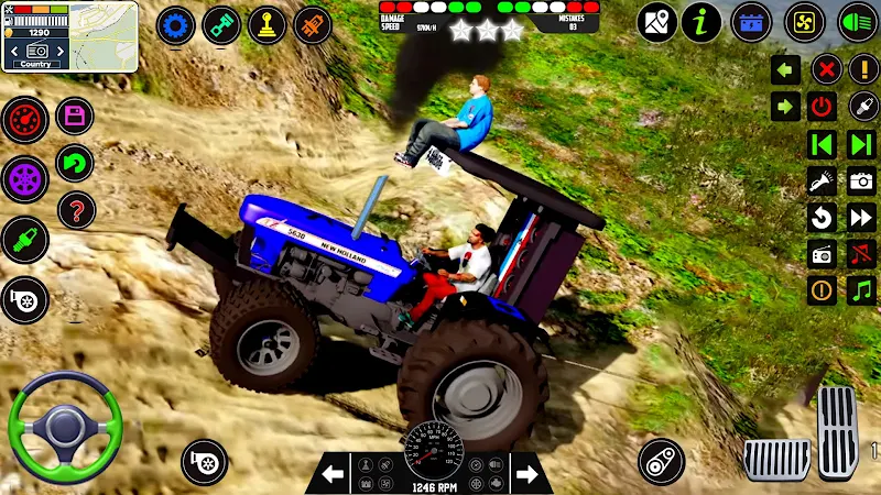 Tractor Driving Tractor Games 螢幕截圖 1