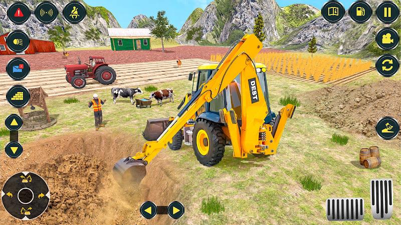 Village Excavator JCB Games স্ক্রিনশট 1