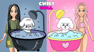 Chibi Dolls LOL: Dress up Game Ekran Görüntüsü 1