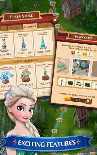 Disney Frozen Free Fall Games 스크린샷 1