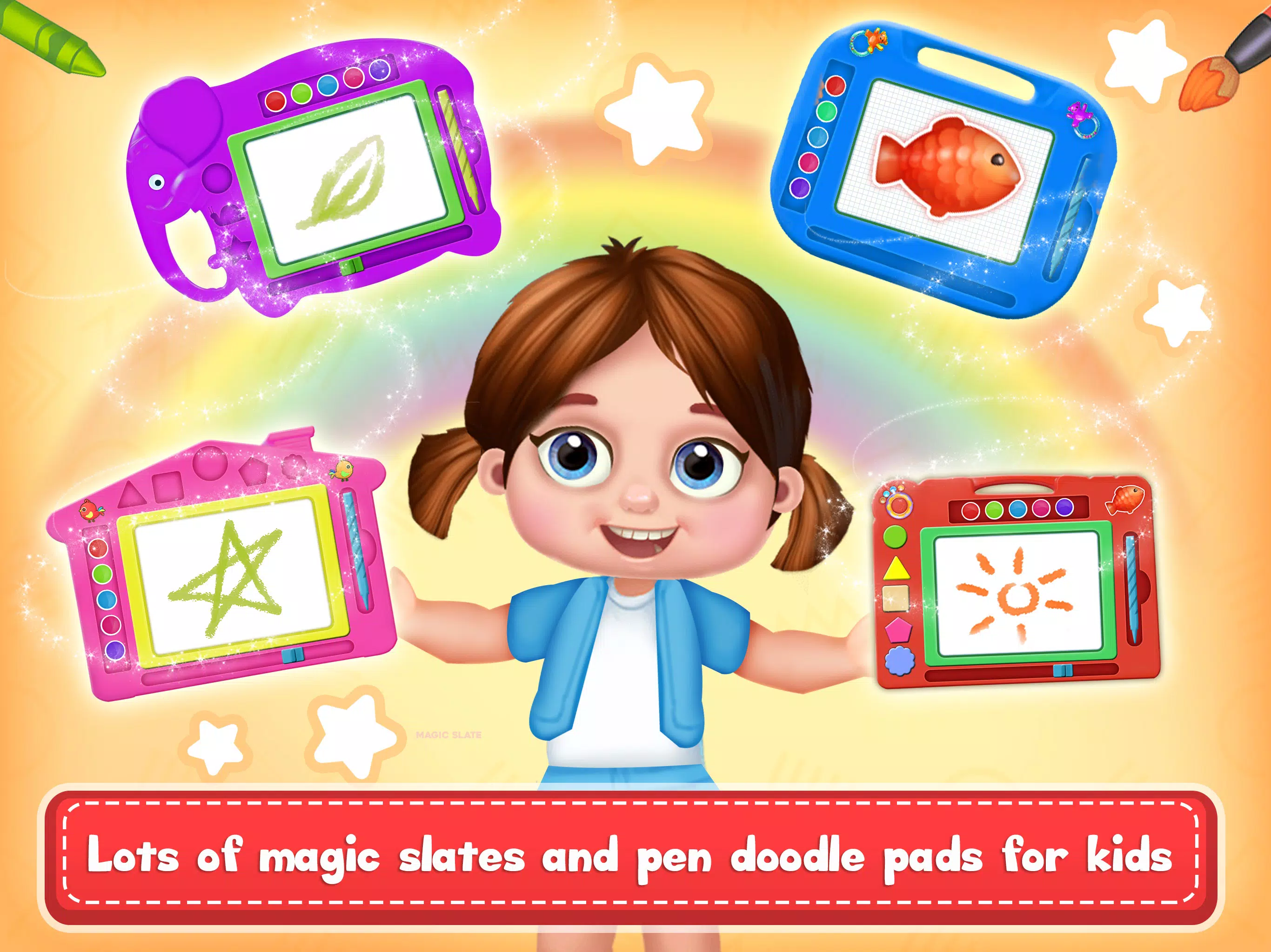 Kids Magic Slate Drawing Pad 螢幕截圖 1