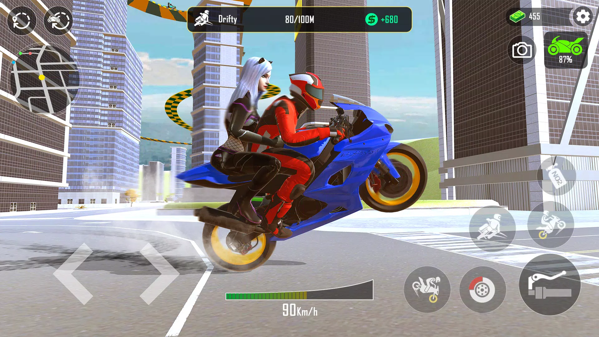 GT Moto Stunt 3D Captura de pantalla 1