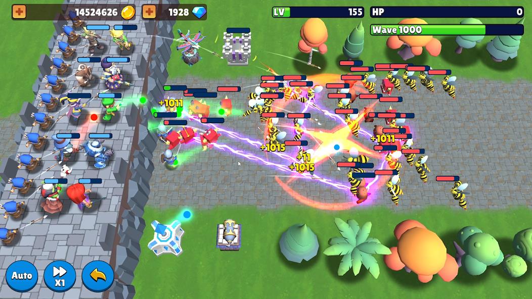 Wall Castle: Tower Defense TD Mod Tangkapan skrin 2