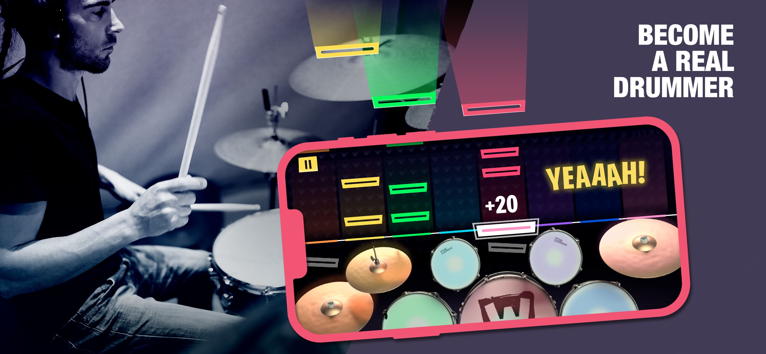 WeGroove: play & learn to drum Capture d'écran 0