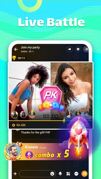 Ola Party - Live, Chat & Party ภาพหน้าจอ 2