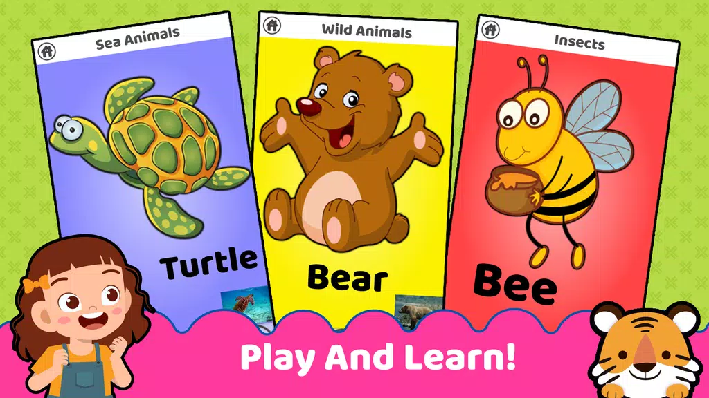 Animals for kids: Color & Draw Captura de tela 2