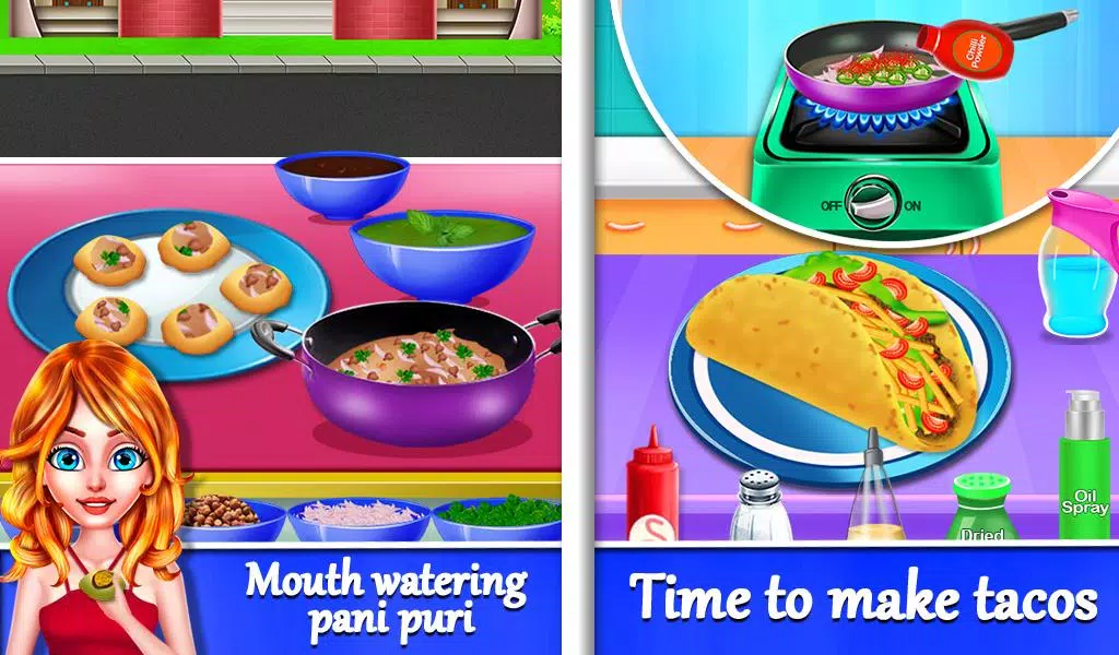 Cooking in Kitchen Food Games Schermafbeelding 3